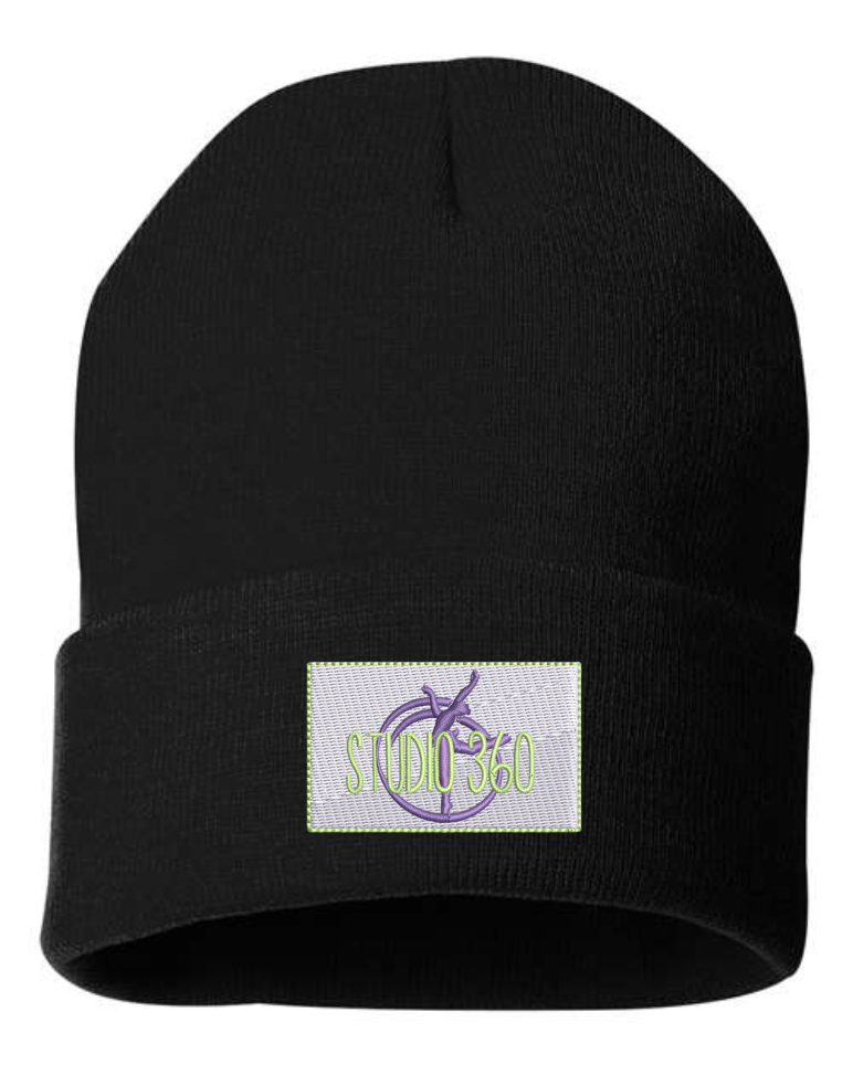 C-360 CUFFED PATCH BEANIE