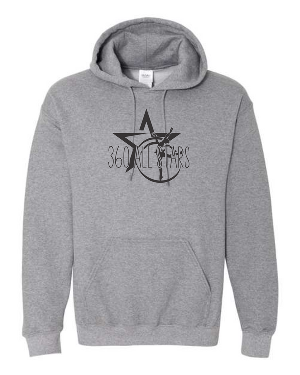 C-ALL STAR BLACK SIGNATURE HOODIE - GILDAN