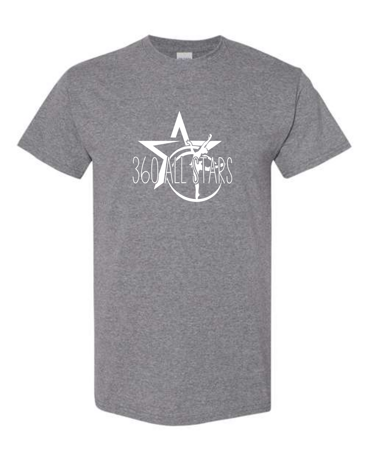 C-ALL STAR WHITE SIGNATURE TEE - GILDAN (NEW)