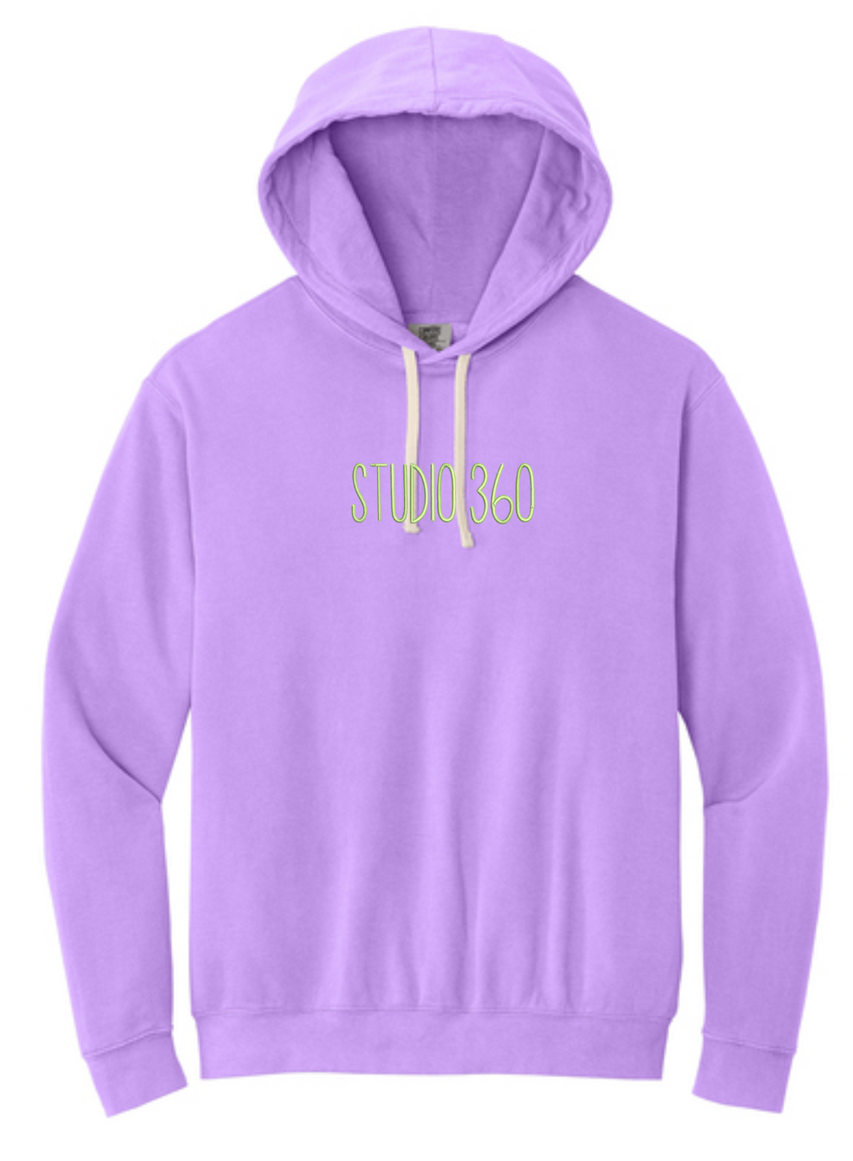 C-360 NEON VIOLET EMBROIDERED HOODIE